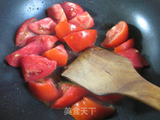 番茄煮樱玉豆腐的做法步骤：3