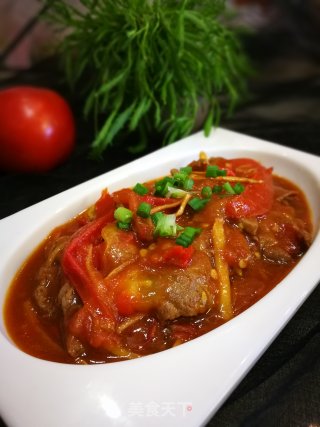 番茄牛肉的做法步骤：11