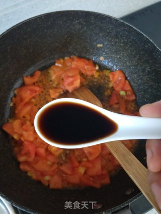 西红柿鸡蛋打卤面的做法步骤：3