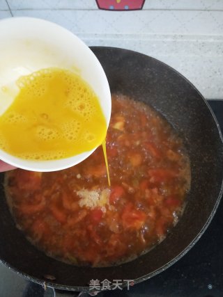 西红柿鸡蛋打卤面的做法步骤：5