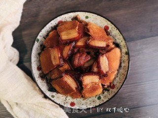 梅干菜扣肉的做法步骤：16