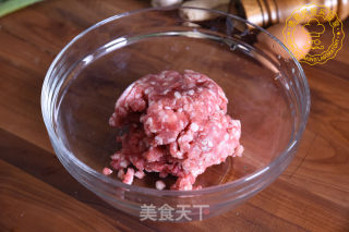 肉沫蒸茄龙的做法步骤：1