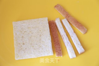 芝士火腿面包卷的做法步骤：1