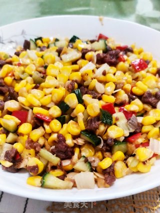 牛肉玉米粒的做法步骤：10