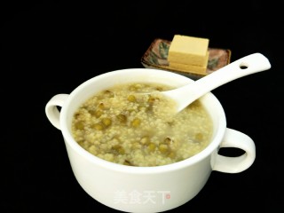 小米绿豆粥的做法步骤：7