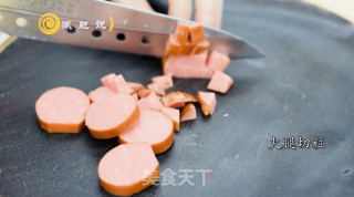 芝士火腿通心粉的做法步骤：3