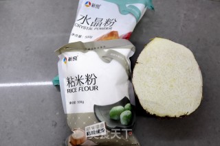 腊肉海米芋头糕的做法步骤：1