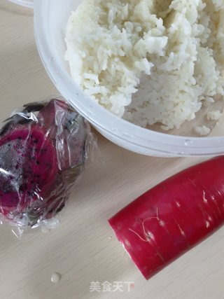 花朵饭团的做法步骤：1