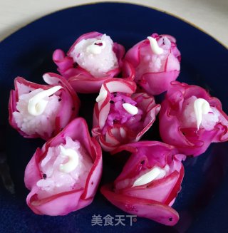 花朵饭团的做法步骤：10