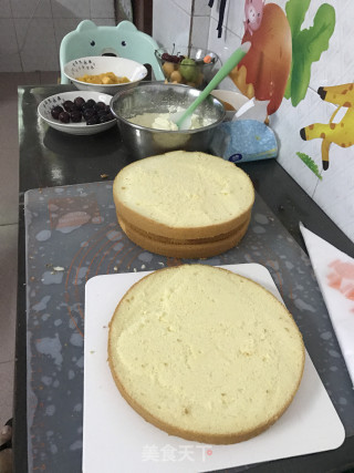 八寸戚风裸蛋糕的做法步骤：3