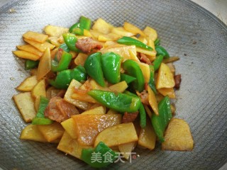 青椒土豆片的做法步骤：13