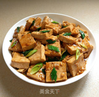 蚝油焖豆腐的做法步骤：10