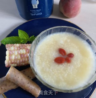 焖二米粥的做法步骤：7
