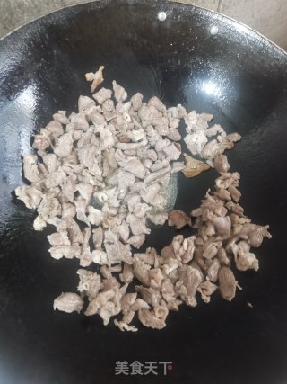 啤酒爆炒“格兰肉”的做法步骤：4