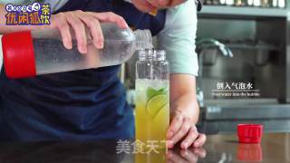 教你调好喝的气泡水，波波青柠气泡茶的做法步骤：12