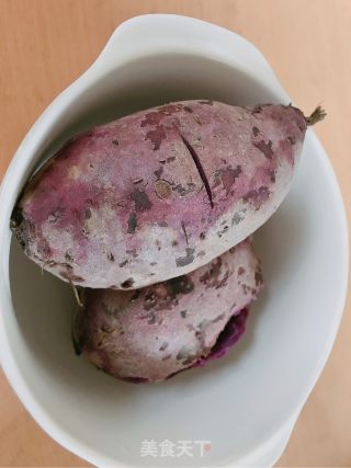 香蕉牛奶三色芋圆的做法步骤：1