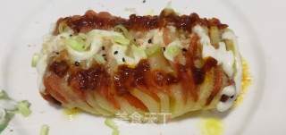 芝士风琴土豆的做法步骤：9