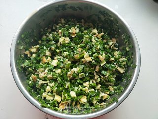 韭菜鸡蛋煎饺的做法步骤：10