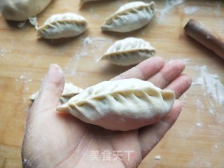 韭菜鸡蛋煎饺的做法步骤：20