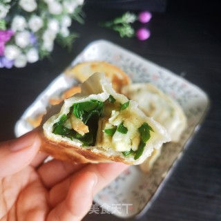 韭菜鸡蛋煎饺的做法步骤：31