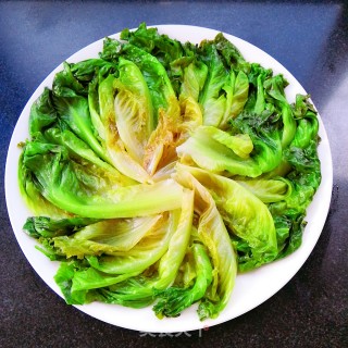 蚝油生菜的做法步骤：7