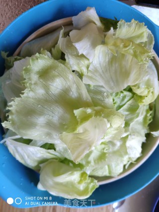 蚝油西生菜的做法步骤：2