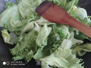 蚝油西生菜的做法步骤：5