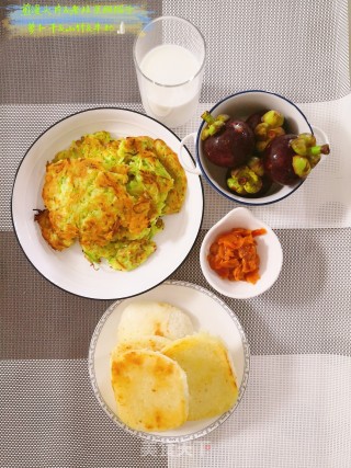 西葫芦鸡蛋饼的做法步骤：8