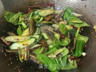 麻辣香瓜鳝鱼的做法步骤：8