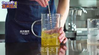 网红气泡水，火龙百香气泡茶，只需9步！的做法步骤：6