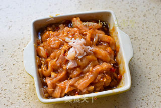 甜辣酱蒸鸡肉的做法步骤：6