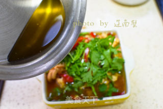 甜辣酱蒸鸡肉的做法步骤：8