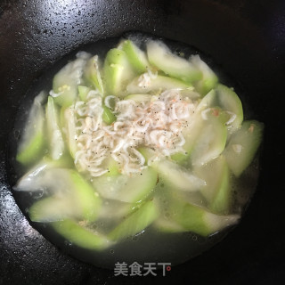 瓠子虾皮汤的做法步骤：7