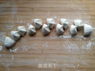 带冰花的油煎包的做法步骤：13