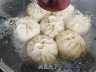 带冰花的油煎包的做法步骤：22