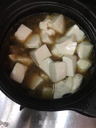 香菇肉酱豆腐羹的做法步骤：6