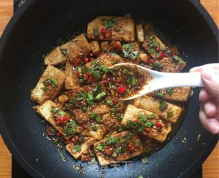 香煎豆腐的做法步骤：10