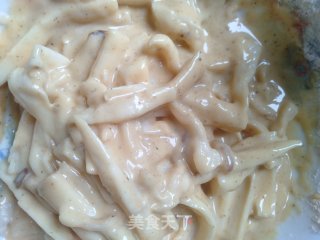 香酥椒盐杏鲍菇的做法步骤：7