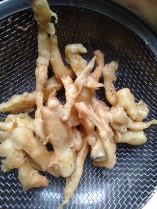香酥椒盐杏鲍菇的做法步骤：10