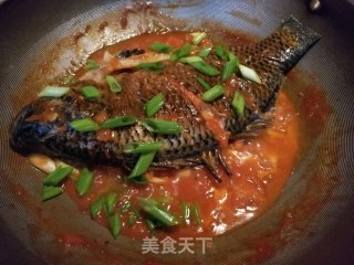 茄汁立鱼的做法步骤：9