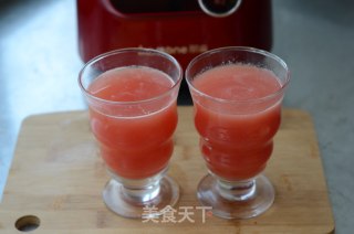 雪梨西瓜汁的做法步骤：5