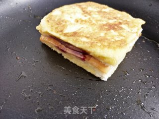 蓝莓西多士的做法步骤：13