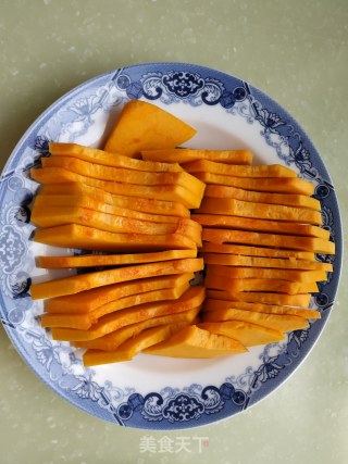 肉末蒸南瓜的做法步骤：2