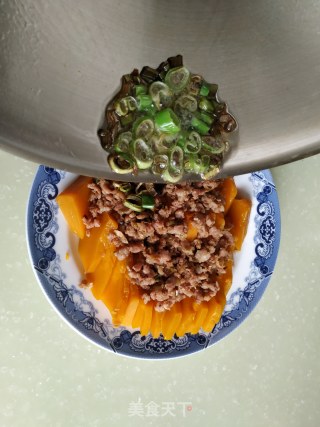 肉末蒸南瓜的做法步骤：8