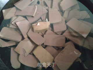 炝羊血的做法步骤：1