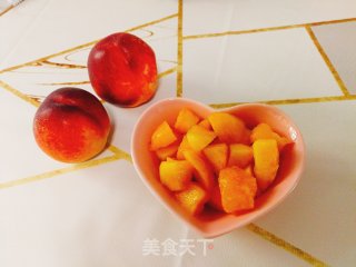 油桃米酒饮的做法步骤：2