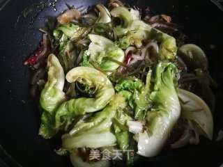 海带生菜炖土豆粉的做法步骤：9