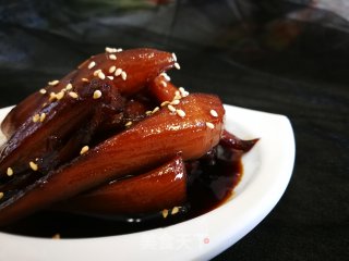 红糖藕的做法步骤：7