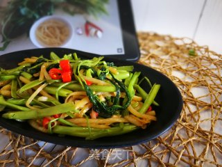 酸笋空心菜的做法步骤：9