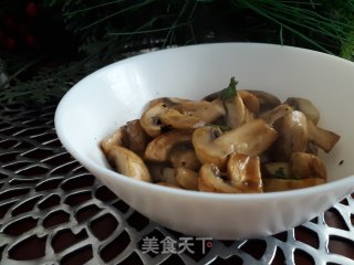 炒口蘑的做法步骤：8